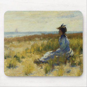 Girl Seated door het Zee Muismat