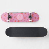 Girl Skateboard Monogram and Name (Horz)