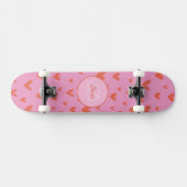 Girl Skateboard Monogram and Name (Horz)