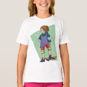 Girl Skateboarder T-Shirt (Voorkant)