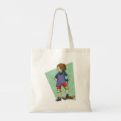 Girl Skateboarder Tote Bag (Achterkant)