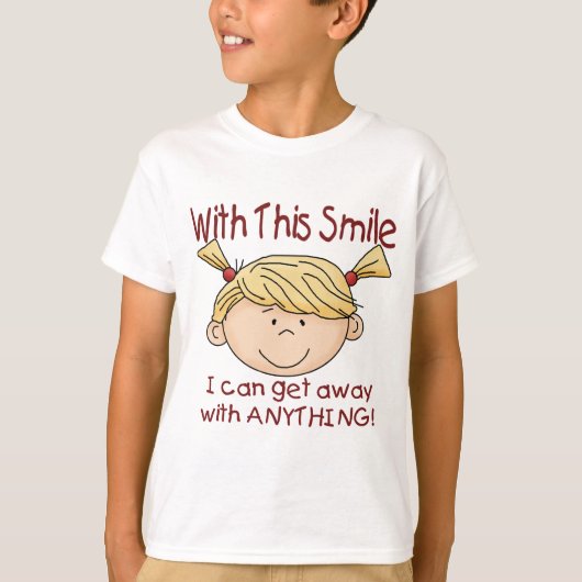 Girl Smile T-shirt (Voorkant)