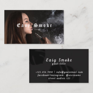 Girl Smoke Vape Shop Visitekaartje