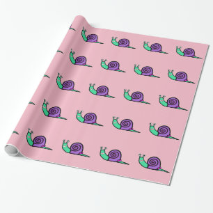 Girl Snail Cadeaupapier