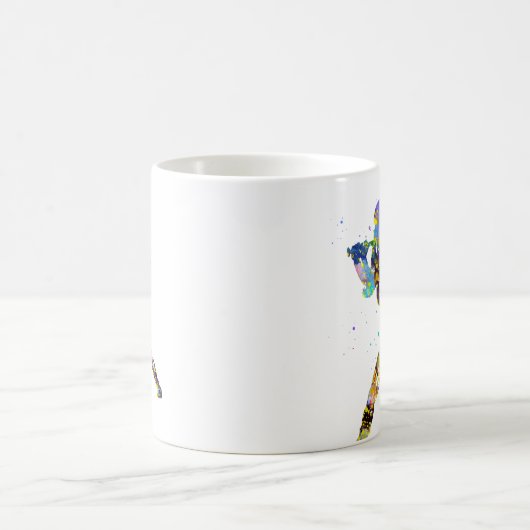 Girl Softball Player Koffiemok (Center)