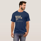  Girl - Speed Skating T-shirt (Voorkant volledig)