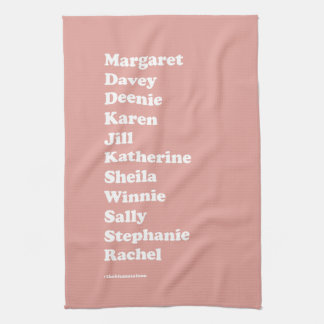 Girl Squad Tea Towel (roze) Theedoek