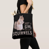 Girl Squirrel Lover Draagtas (Dichtbij)