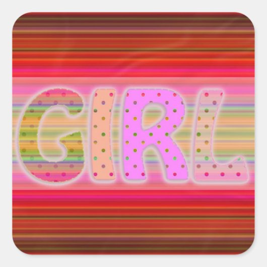 Girl Sticker (Voorkant)