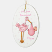 Girl Stork Ornament (Links)