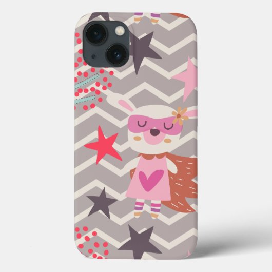 Girl Superheld Bunny Case-Mate iPhone Case (Achterkant)
