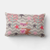 Girl Superheld Bunny Kussen (Achterkant)