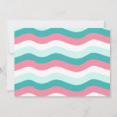 Girl Surf Up Beach Birthday Dank je kaarten (Achterkant)