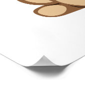 Girl Swinging Monkey Poster (Hoek)