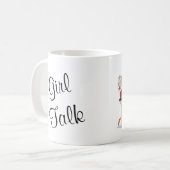 Girl Talk White 11 oz Classic Mok (Voorkant links)
