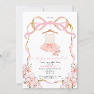 Girl Tutu Uitnodiging voor Baby shower
