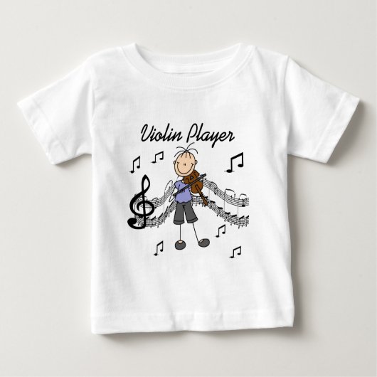 Girl Violin Player-overhemden en -cadeaus (Voorkant)