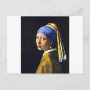 Girl w Pearl Earring ~ Vermeer Briefkaart