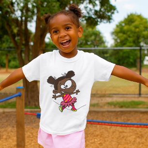 Girl Walking A Tightrope T-shirt
