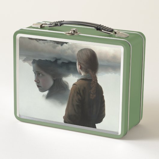 Girl with clouds (Voorkant)