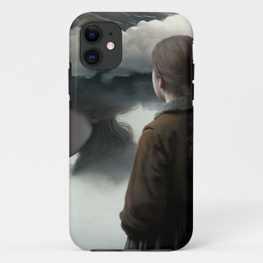 Girl with clouds Case-Mate iPhone case (Achterkant)