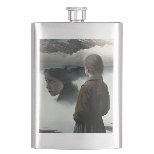 Girl with clouds flacon (Voorkant)