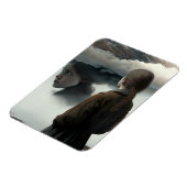 Girl with clouds magneet (Linkerzijde)