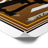 "Girl With Collie" Déco Impression par Cole Philli (Coin)