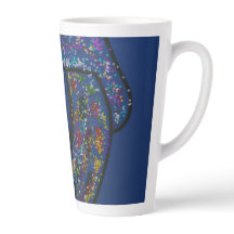 Girl with Spotted Glitter Print Hair 