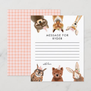 Girl Woodland Birthday Party Time Capsule