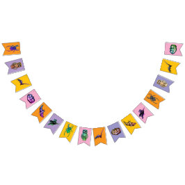 Girlande für Halloween Vlaggetjes