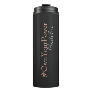 Girlboss Empowerment Gift - Persoonlijke naam - Thermosbeker