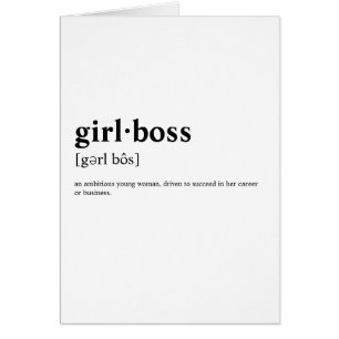Girlboss - signification de dictionnaire