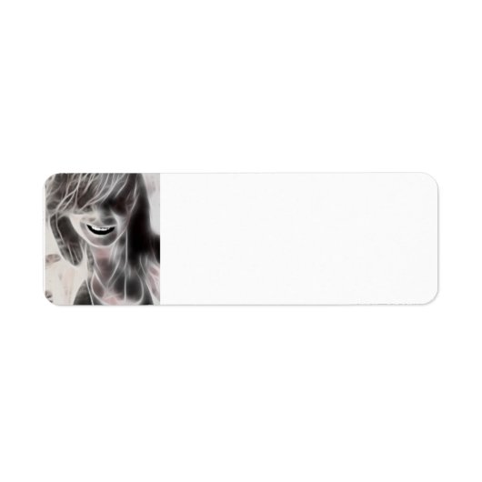 GirlFace 1 Etiket (Voorkant)