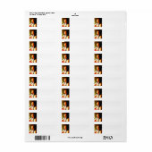 GirlFace 6 Etiket (Full Sheet)