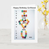 Girlfriend Carte d'anniversaire Lots You Jelly Tot (Fleur jaune)