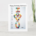 Girlfriend Carte d'anniversaire Lots You Jelly Tot<br><div class="desc">J'ai créé cette belle image de carte d'anniversaire. Vous pouvez mettre votre propre message à l'intérieur. Cette image est disponible sur d'autres produits.</div>