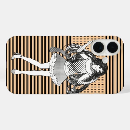 girlfriend Case-Mate iPhone case (Achterkant (horizontaal))