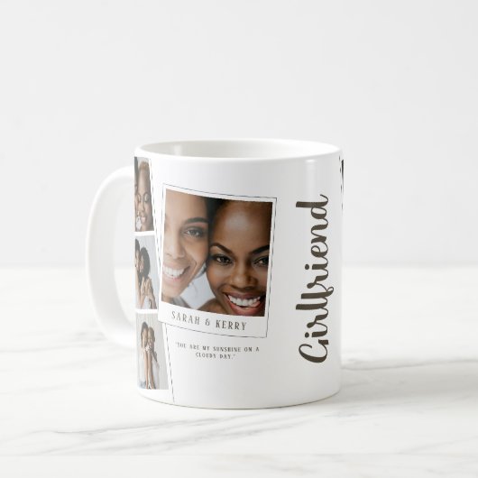 Girlfriend Photo Collage Mug (Devant gauche)