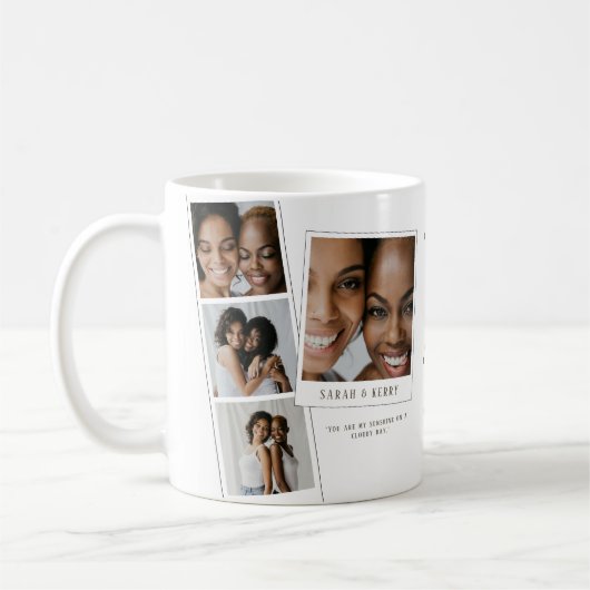 Girlfriend Photo Collage Mug (Gauche)