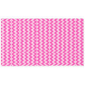Girlie Candy rose et blanc Zigzags nappe (Devant (Horizontal))