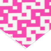 Girlie Candy rose et blanc Zigzags nappe (Angle)