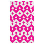 Girlie Candy rose et blanc Zigzags Petit sac cadea (Dos)