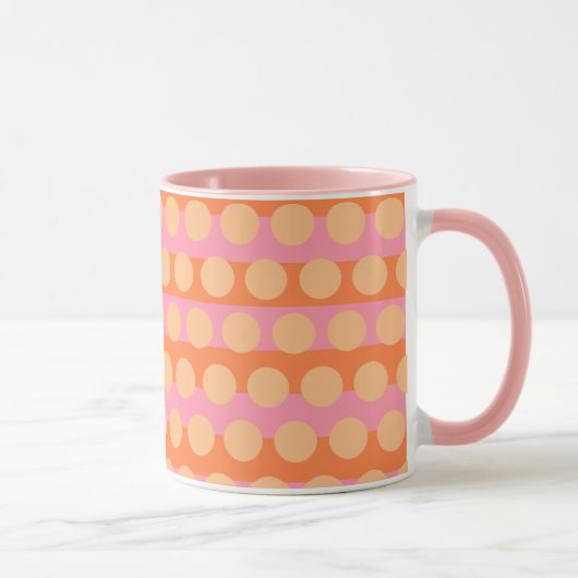 Girlie Pink Orange Jaune Combo Mug (Droite)