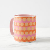 Girlie Pink Orange Jaune Combo Mug (Devant gauche)