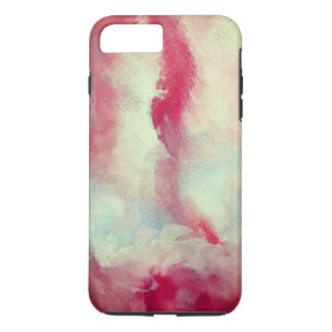 Girlie Unieke Roze Kunst Apple iPhone 7 Plus, Stoe iPhone 8 Plus / 7 Plus Hoesje