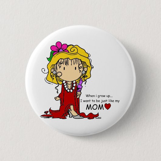 girllikemomm.png ronde button 5,7 cm (Voorkant)