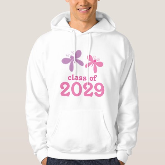 Girls Afstuderen Gift 2029 Hoodie (Voorkant)