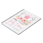 Girls Antler Baby shower Guest Livre Cadeau (Côté gauche)