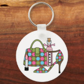 Girls Bags and Shoes Three Sleutelhanger (Voorkant)